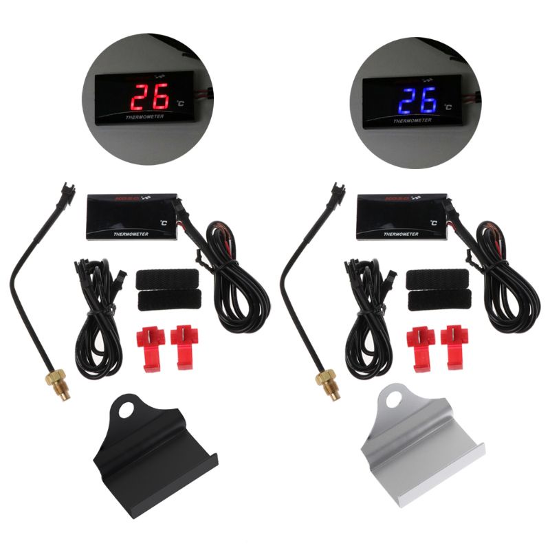 Đồng hồ đo nhiệt độ nước màn hình LCD cho xe KOSO Yamaha