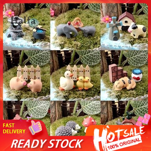 Set 3 Mô Hình Chậu Cây Mini Trang Trí Nhà Búp Bê