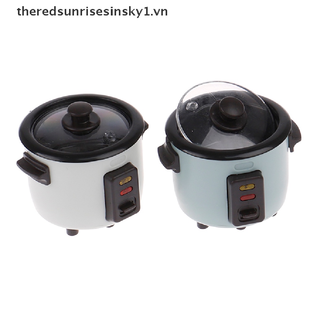 Mô hình nồi cơm điện mini trang trí nhà búp bê tỉ lệ 1:12