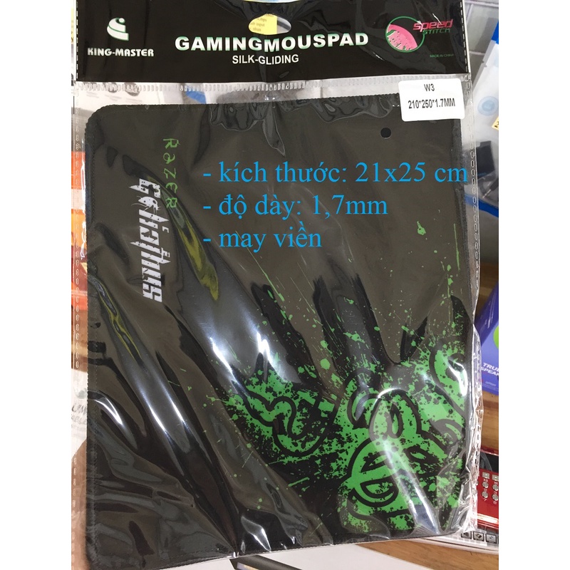 Tấm lót chuột Hoco GM22 kích thước nhỏ gọn 20x24cm viền may chắc chắn