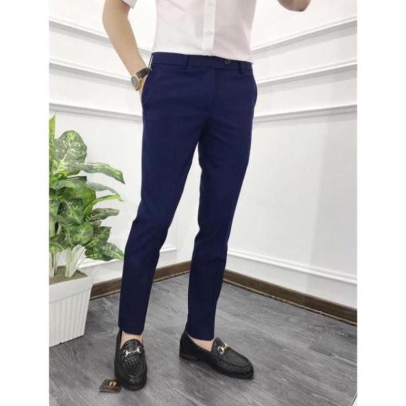 Quần âu nam dáng slimfit,Quần âu, quần vải, quần tây nam phong cách hàn quốc, lịch sự, công sở, thư sinh | BigBuy360 - bigbuy360.vn