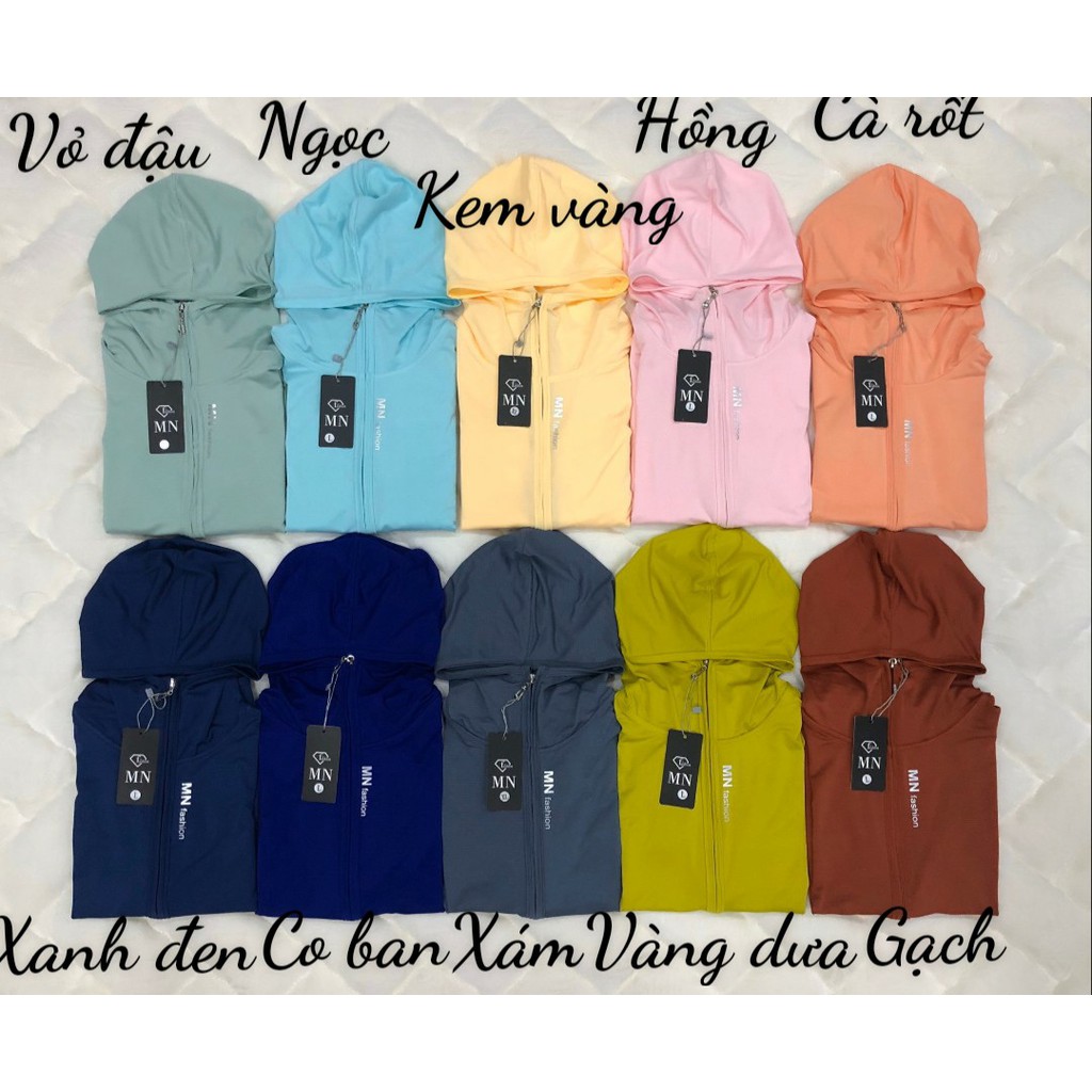 Áo chống nắng nữ MN Fashion Chất thun Kim Cương mỏng mát thông hơi | BigBuy360 - bigbuy360.vn
