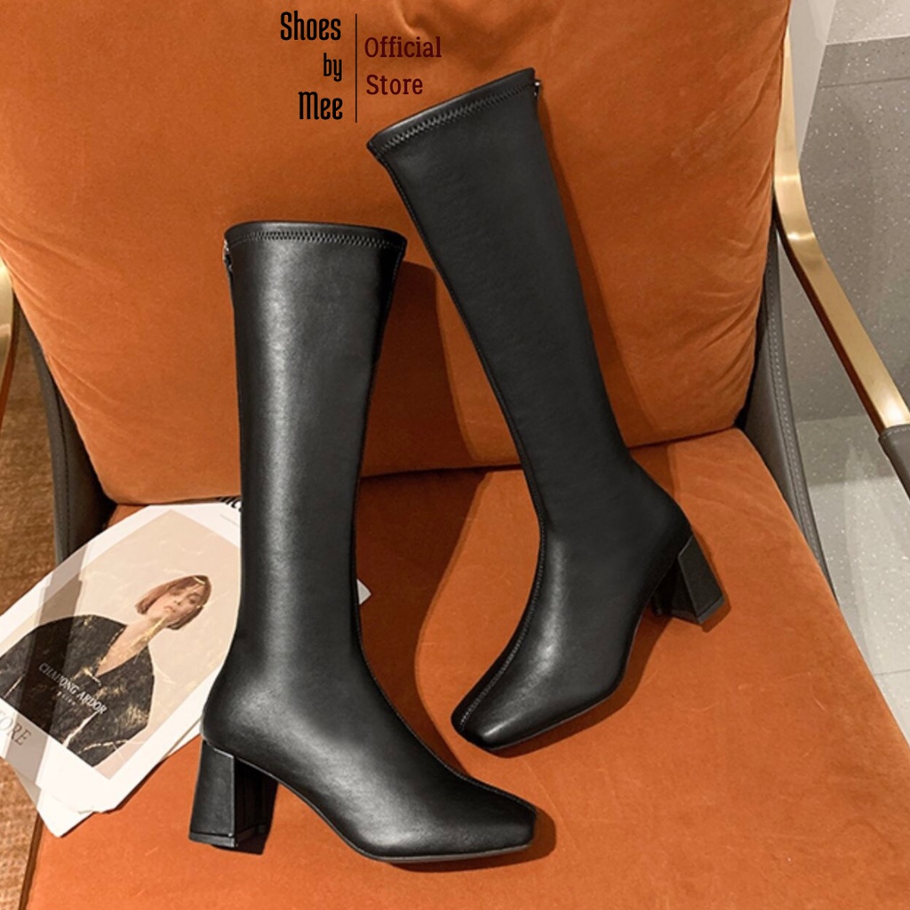 Giày Bốt Cao Cổ Da Mềm, FULLBOX 2021 Shoes by Mee Boots Cao Cấp, Giày nữ Chất Lượng, Chất Đẹp Phong Cách Hàn Quốc | BigBuy360 - bigbuy360.vn