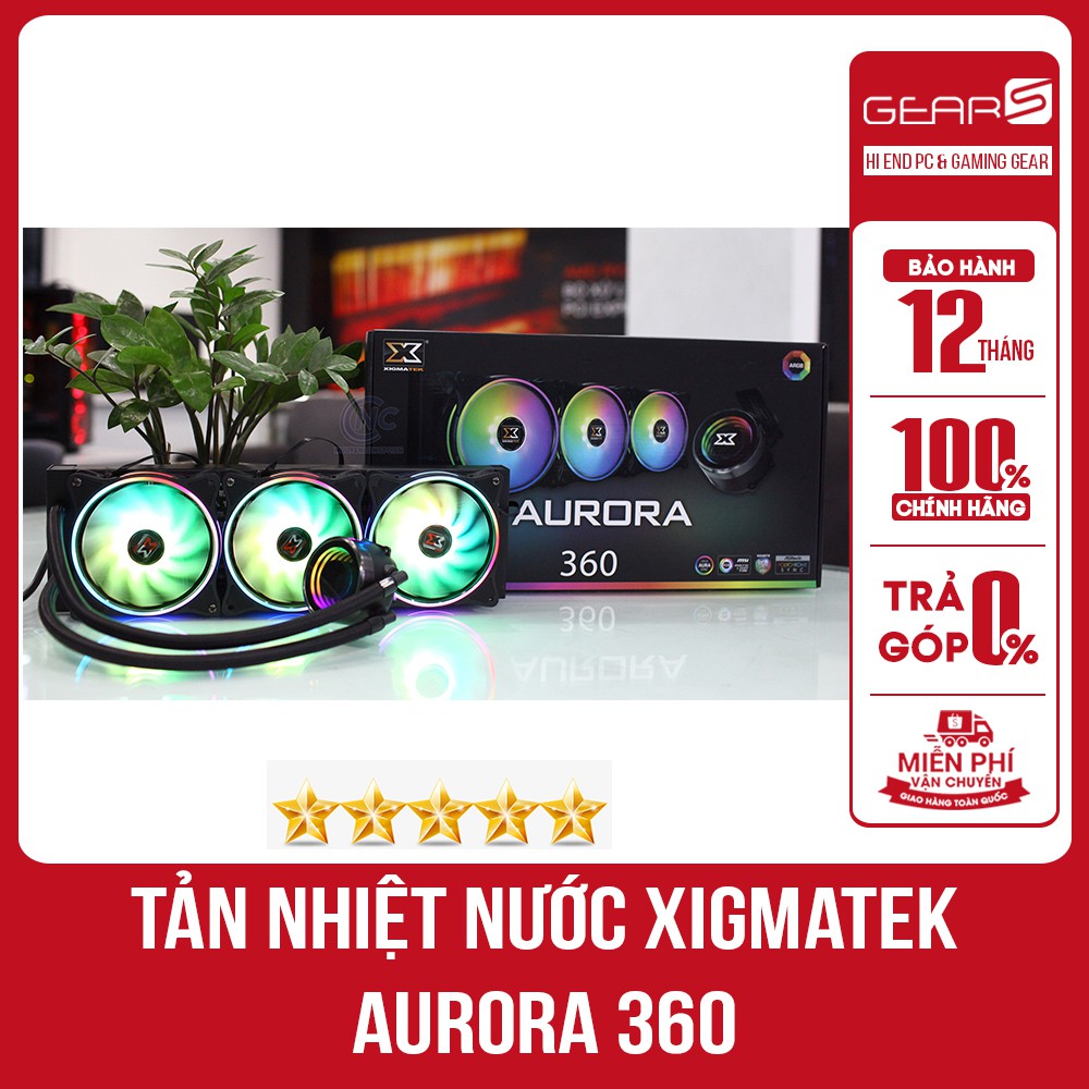 Tản nhiệt XIGMATEK AURORA 360 (EN42814)-ARGB, ALL IN ONE WATERCOOLING