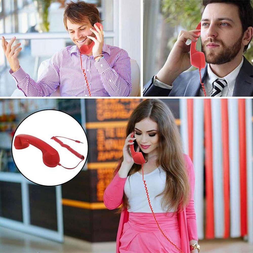 AUGUSTINA Tai Nghe Điện Thoại Phong Cách Retro Có Mic Giắc Cắm 3.5mm