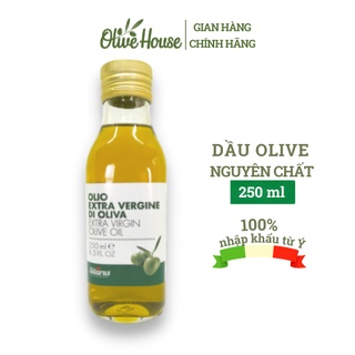 Dầu Olive Nguyên chất Extra Virgin SILARUS 250ml giàu omega-3 tốt cho bé ăn dặm, người eat clean - nhập khẩu từ Ý