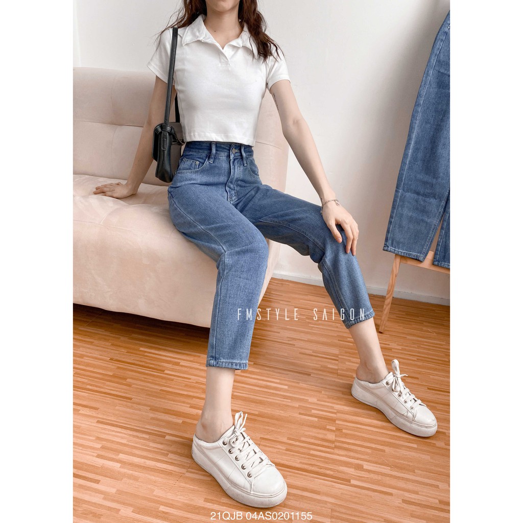 Quần jean baggy nữ lưng cao (không co giãn), quần bò D146 N146 form đẹp ulzzang nữ VM STYLE 22QJB03AS1402 | BigBuy360 - bigbuy360.vn