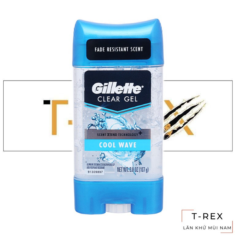 [Thông Dụng] Lăn Khử Mùi Dạng Gel Gillette Cool Wave 107Gr (Dạng Gel)