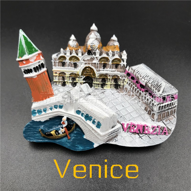 Nam Châm Dán Tủ Lạnh 3d Venice Vienna Tourist