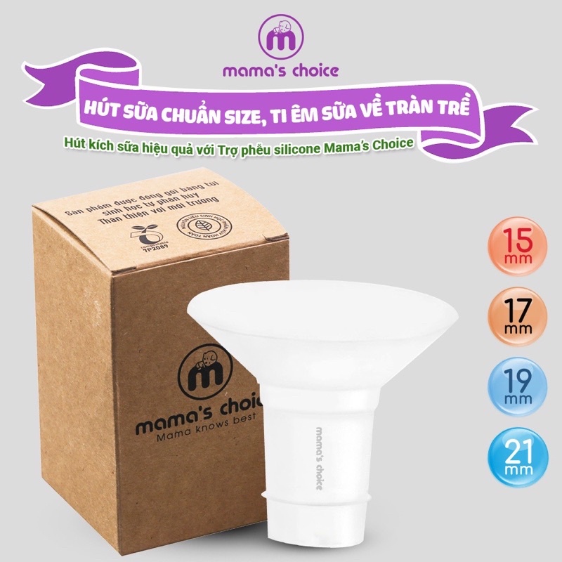 (Trợ phễu) Đệm hạ giảm size phễu 24 xuống 15/17 máy hút sữa các loại Avent/Medela/Spectra…