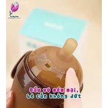 Bình Sữa Silicon KAMIDI ppsu Silicon korea với Silicon đức 150/250 ML, Không BPA, Núm Ti Silicon Mô Phỏng Đầu Ti MẸ