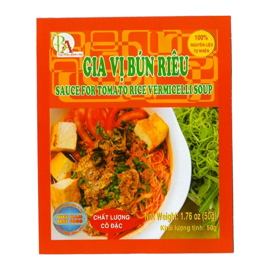 Combo Sốt Gia Vị Bún Riêu 50gr