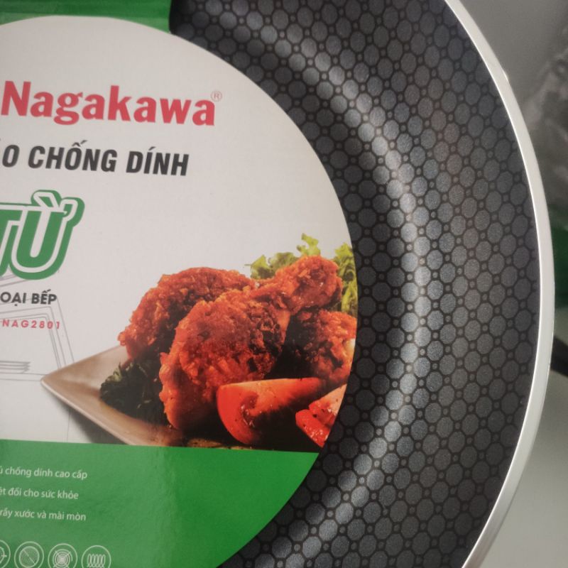 CHẢO CHỐNG DÍNH ĐÁY TỪ NAGAKAWA 28, 30