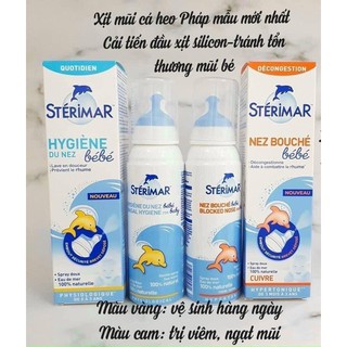 Nước Muối Biển Xịt Mũi Sterimar Hypertonic Baby( Chuẩn Hàng Pháp )
