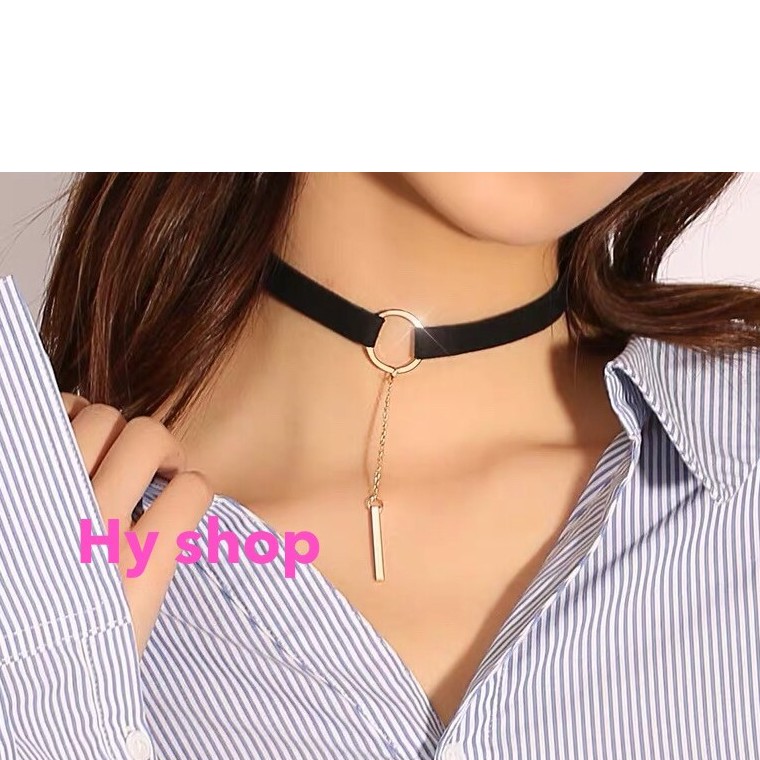 vòng cổ choker dây xích thanh