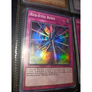 Tên thẻ bài yugioh: Red-Eyes Burn - DRL2-EN021 - Super Rare 1st Edition
