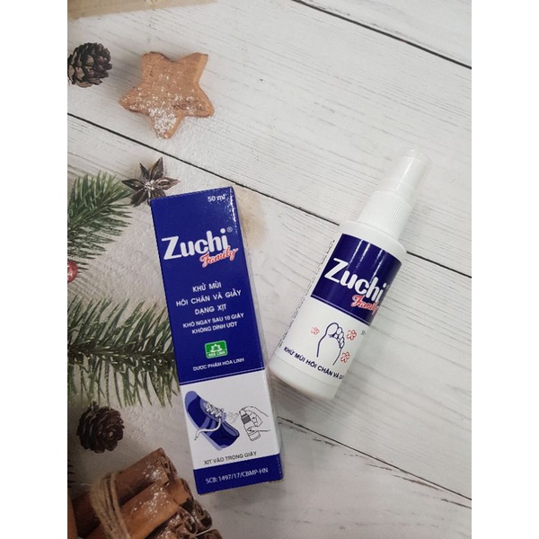 Xịt khử mùi hôi chân và giày ZuChi Family