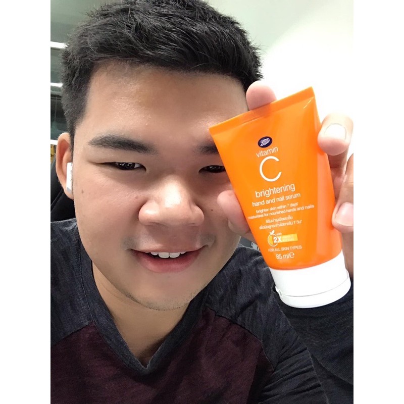 Kem dưỡng da và móng tay Boots Vitamin C hàn and nail serum 85ml chính hãng Thái lan