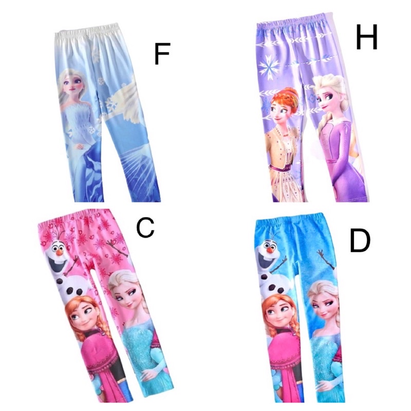 Quần Legging Thun Lạnh Elsa 2 đến 7 ElsaNhi