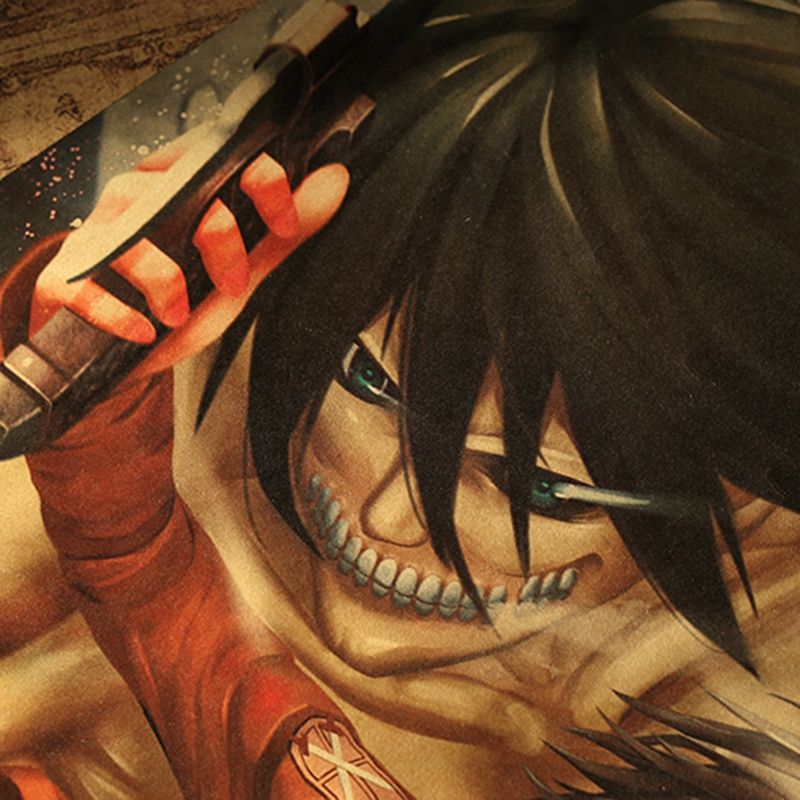 Tmdbyx Tranh Treo Tường Trang Trí Hình Anime Attack On Titan