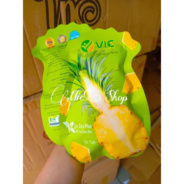 Kẹo Dứa Plus Giảm Cân V.I.C Chính Hãng - Kẹo Dứa Plus 7 vị Chính Hãng