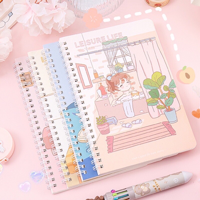 Sổ tay A5 dễ thương có dòng kẻ Bistore