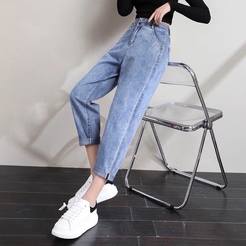 Quần bò baggy nữ quần jean baggy nữ quần jeans nữ lưng cao chất đẹp Hot Trend 2022 - HAPONO-J021