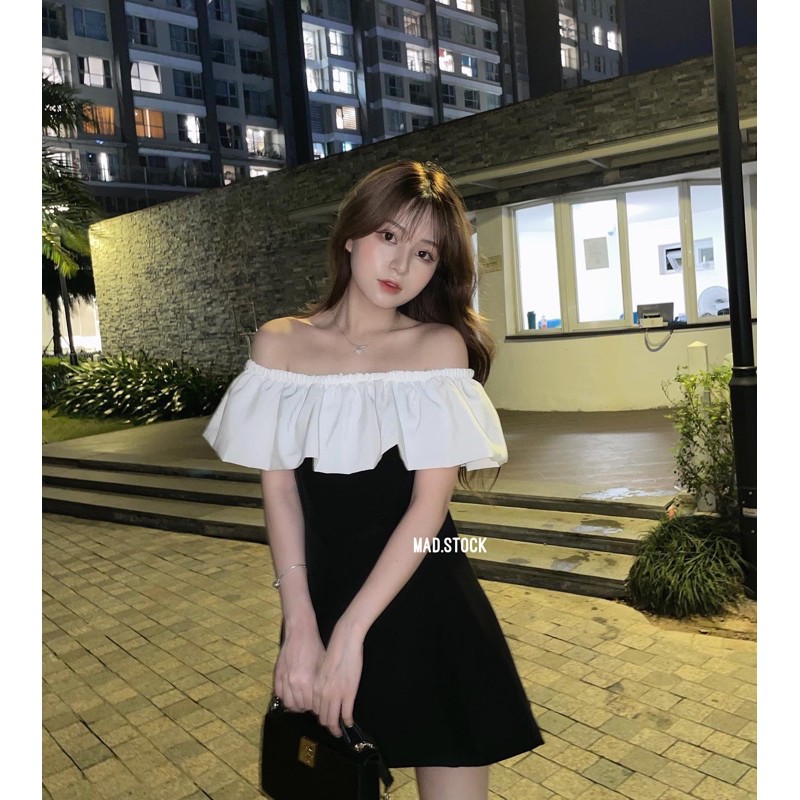 K] 🌿 VÁY TRỄ VAI NGỰC BỒNG UV 🌿 ĐẦM HỞ VAI DỄ THƯƠNG 🍑 | BigBuy360 - bigbuy360.vn