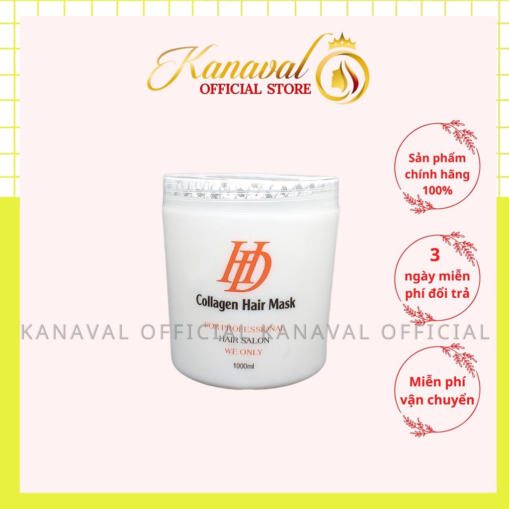 Kem Ủ Tóc Hồng Đạt Collagen Phục Hồi Tóc Hư Tổn Mềm Mượt Tóc Tăng Cường Độ Ẩm Tóc Hàng Chính Hãng