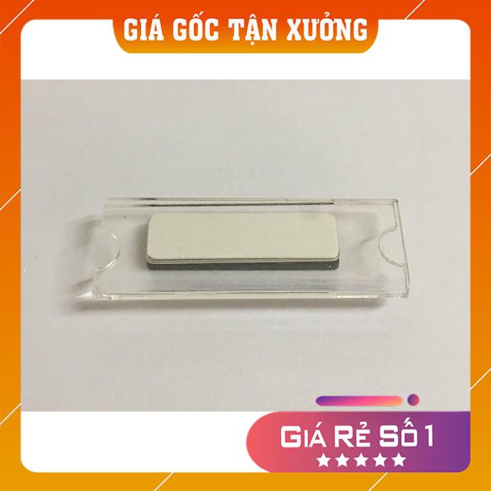 [Giá Gốc Tận Xưởng] Bộ 50 thẻ tên mica đeo ngực nam châm