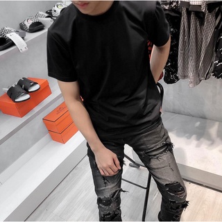 Combo 2 áo thun trơn đen trắng unisex