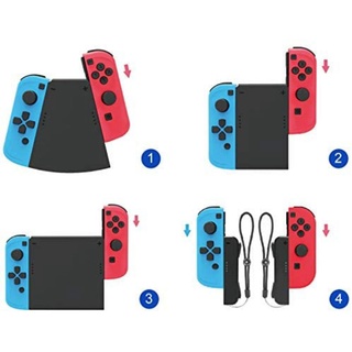 nintendo switch grip conector pack bộ grip joycon 5 in 1 Nintendo Switch strap Grip HandGrip Pack Connector Dobe