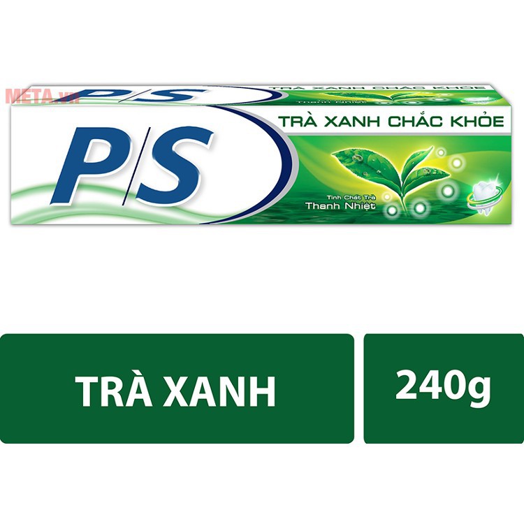 Kem đánh răng PS trà xanh chắc khỏe 240g