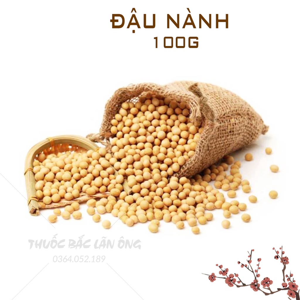 Đậu nành 100g (Đỗ tương, làm sữa hạt, tào phớ, tàu hũ)