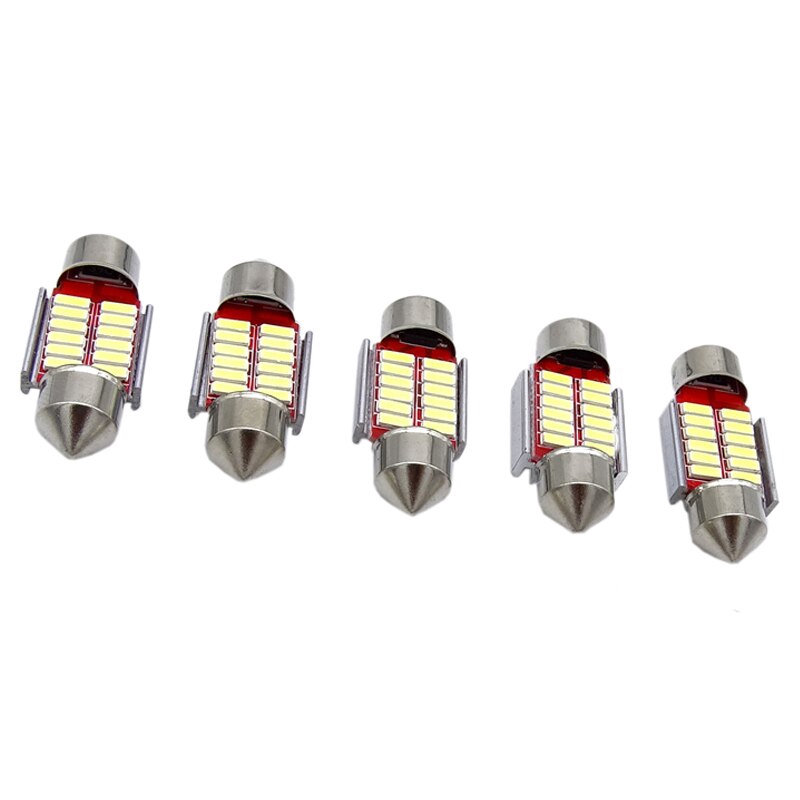 Bộ 5 Bóng Đèn LED Tự Động Sáng Bộ Chiếu Sáng Nội Thất Ô Tô Trắng Lce Xanh Đèn Đọc Sách Đèn Trong Nhà Cho Xe Mazda CX-5 CX5 CX 5 2017-2019
