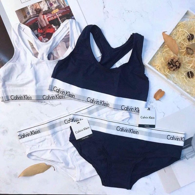 HÀNG CÓ SẴN , SET ĐỒ LÓT CK SEXY MÀU ĐEN , XÁM,  TRẮNG , QUẦN FULL MÔNG , THỂ THAO COTTON | BigBuy360 - bigbuy360.vn