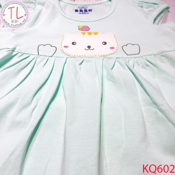 Thời Trang Trẻ Em - Đầm babydoll hình mèo đáng yêu – Quần Áo Bé Trai - Bộ Bé Trai - Quần Áo Bé Gái - Bộ Bé gái