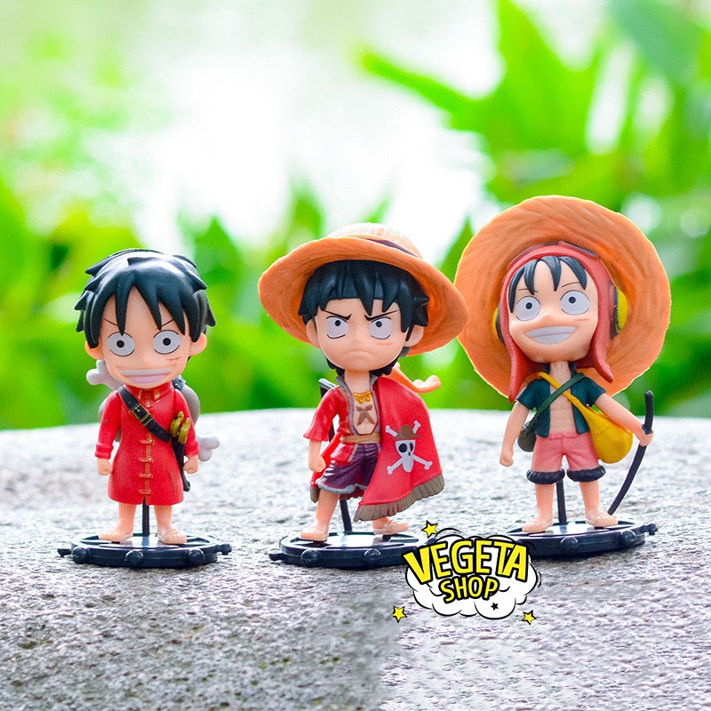 Mô hình One Piece - Luffy mũ rơm - Mẫu 6 nhân vật Luffy tùy chọn - Cao 12cm - Mô hình cực chắc tay, to, nặng, nét, đẹp