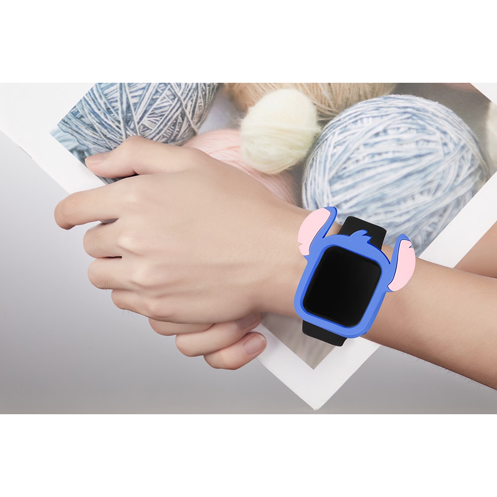 Ốp Silicone Họa Tiết Hoạt Hình Cho Đồng Hồ Apple Watch Series 5/4 40mm 44mm