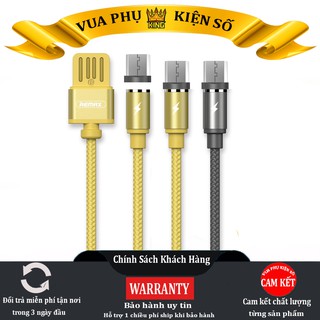 Cáp Sạc Remax Rc 095m - Từ Nam Châm Đèn Led - Cáp Android