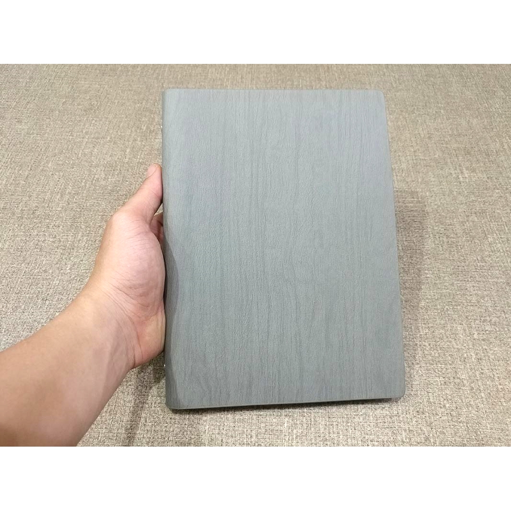 Sổ Bìa Da SC 05-19 - Màu Xám - FAHASA