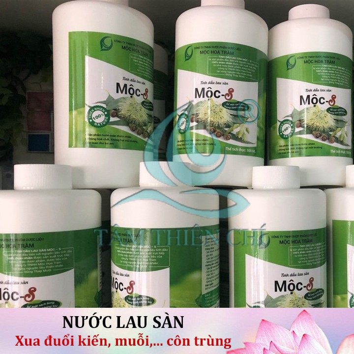 [CHÍNH HÃNG] Nước lau sàn thơm nhà kính chung cư văn phòng xua côn trùng MỘC S 500ml Home