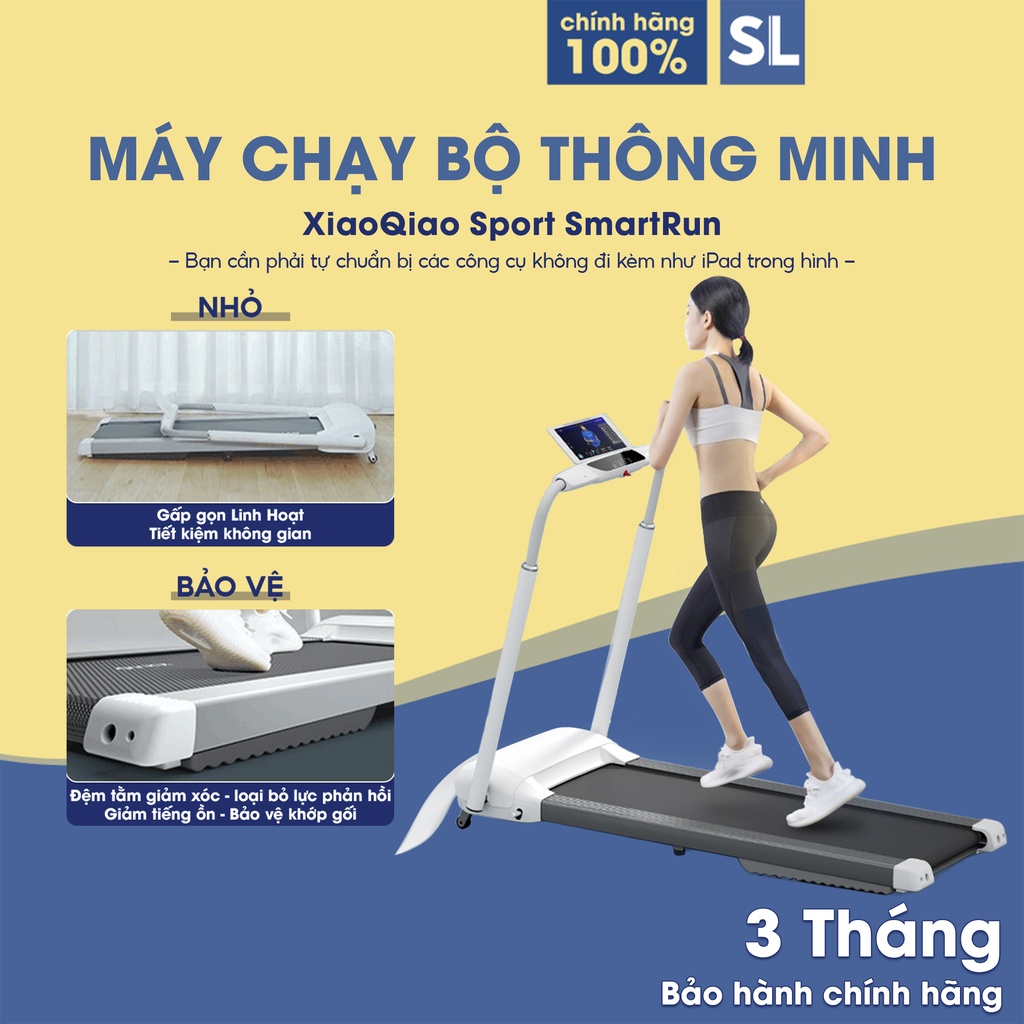 Máy Chạy Bộ Trong Nhà Máy đi bộ gia dụng - Giảm chấn thương thông minh -Xiaomi Xiaoqiao SmartRun