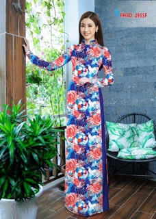 Các mẫu áo dài hoa phá cách