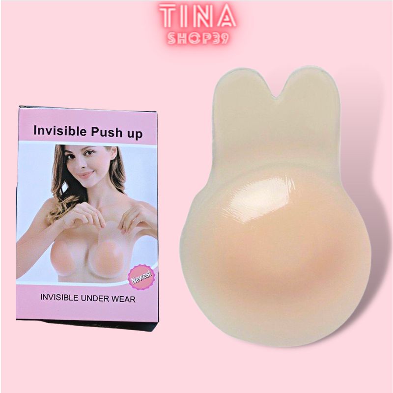 Miếng Dán Ngực Tai Thỏ Silicone Áo Dán Kéo Tạo Khe Ngực TN 0139