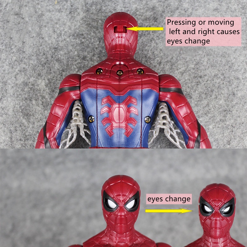 DISNEY Mô Hình Đồ Chơi Nhân Vật Người Nhện 29CM Bằng PVC Có Thể Tháo Rời