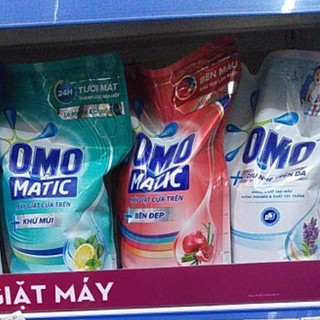 Nước giặt OMO Matic cửa trên túi 2,0KG ( đủ màu)