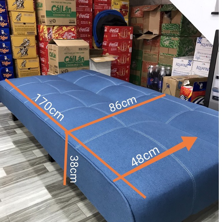 Sofa giường. Sofa bed. Cao cấp. Loại 6 chân
