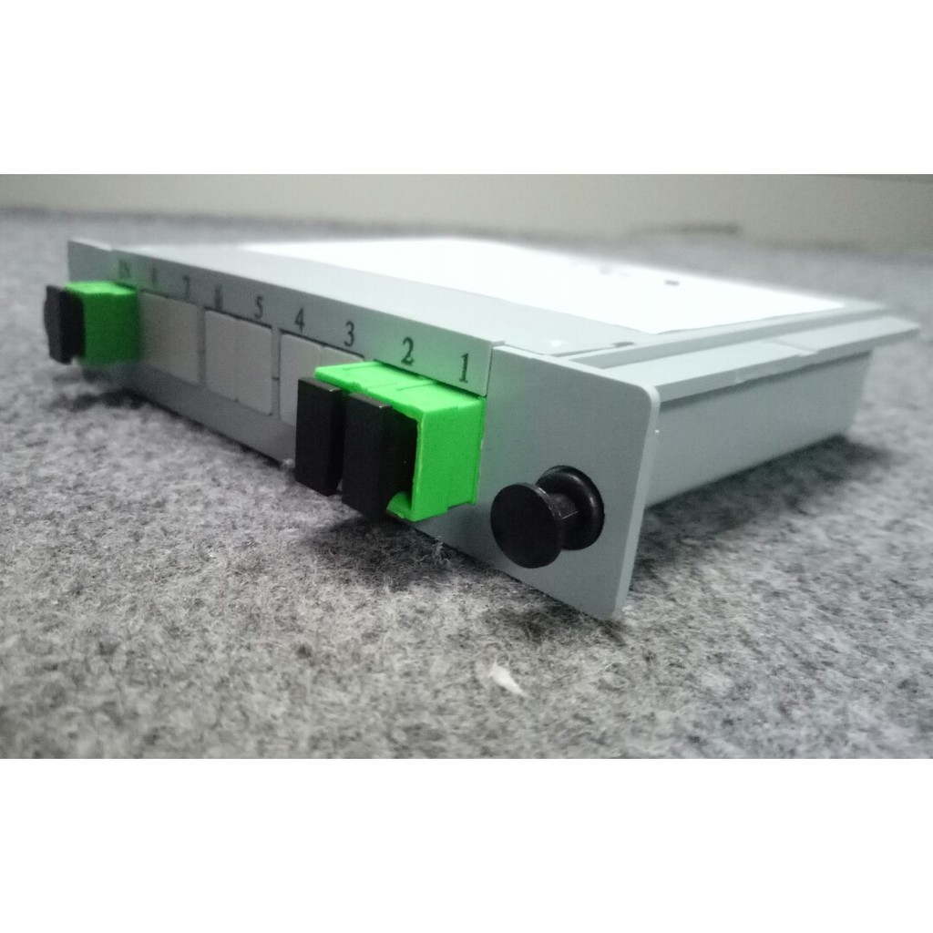 Bộ chia quang PLC modul dạng BOX 1x2 SC/UPC. Hàng chính hãng