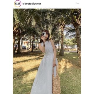 Đầm kido cut out lưng new tag